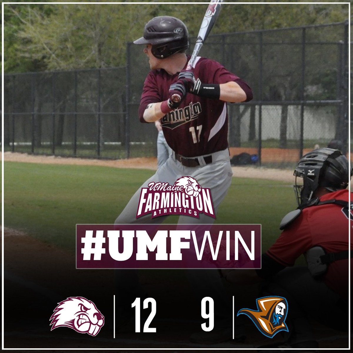 UMFathletics's tweet photo. #UMFWIN @UMFBeaverBall pulls off a comeback 12-9 win over @SJCmonks w/ a 7-R 7th inning #UMFBeaverPride #beaverball https://t.co/7JYvkvBOBm