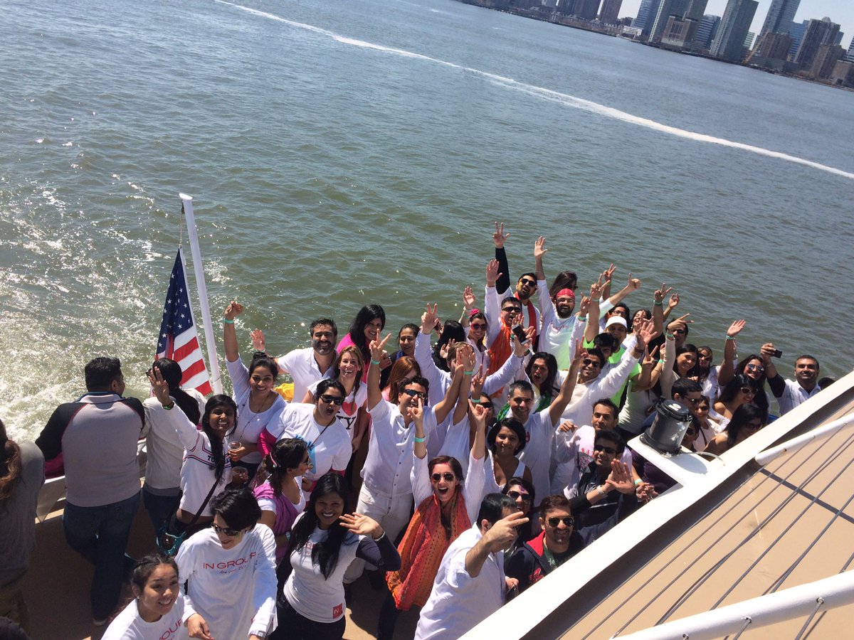 INGroupEvents's tweet photo. Happening #rangbarse2016 ready to #playholi #bestholi #rangbarse2016 #ingrouprocksholi #nyc https://t.co/5VyLGzJMwn