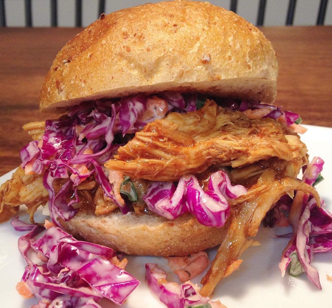 stubbsbbqsauce's tweet photo. What's a #weekend without #BBQ sliders? @The_Good_Cooker adds red cabbage coleslaw to hers. #grilling #BBQ https://t.co/mYtmEo8PkZ