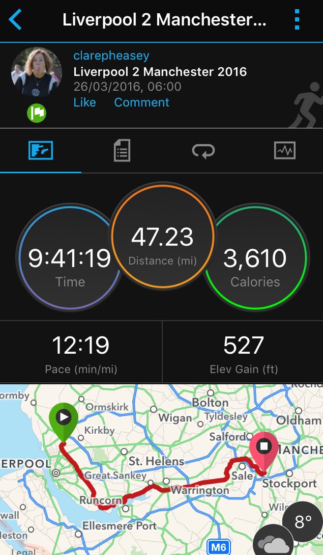 pheasicals's tweet photo. Long run today... Now it's off home to Birmingham for a few days with the family :) #L2M2016 #Brumie https://t.co/7zuGNoaAcf