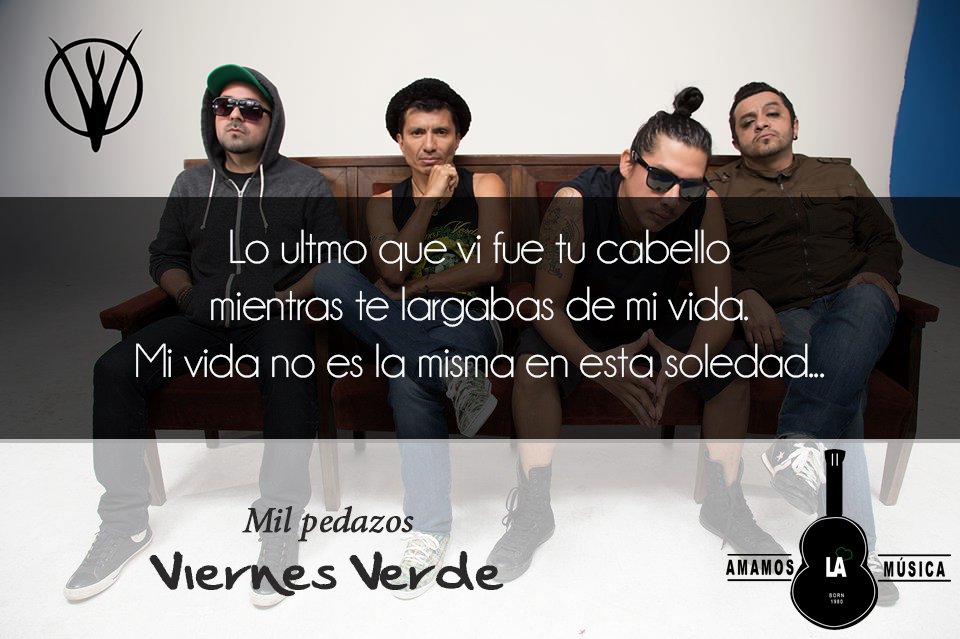 <a href="/ViernesVerde/">Viernes Verde</a> <a href="/rockchapin/">Rock Chapin</a> <a href="/musicadeguate/">Música de Guate</a> #SabadoDeGanarSeguidores #SiguemeyTeSigo "Pedazos de mi alma me dejaste"