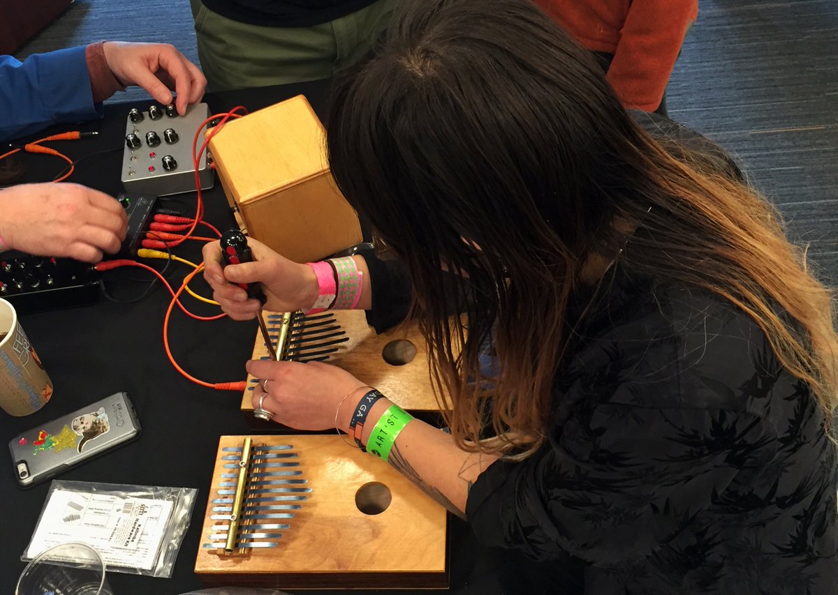 hackfortfest's tweet photo. Hackforters hard at work at the Hardware Hack @TheOwyhee! #Treefort2016 #Hackfort3 https://t.co/LqF9FHHCV3
