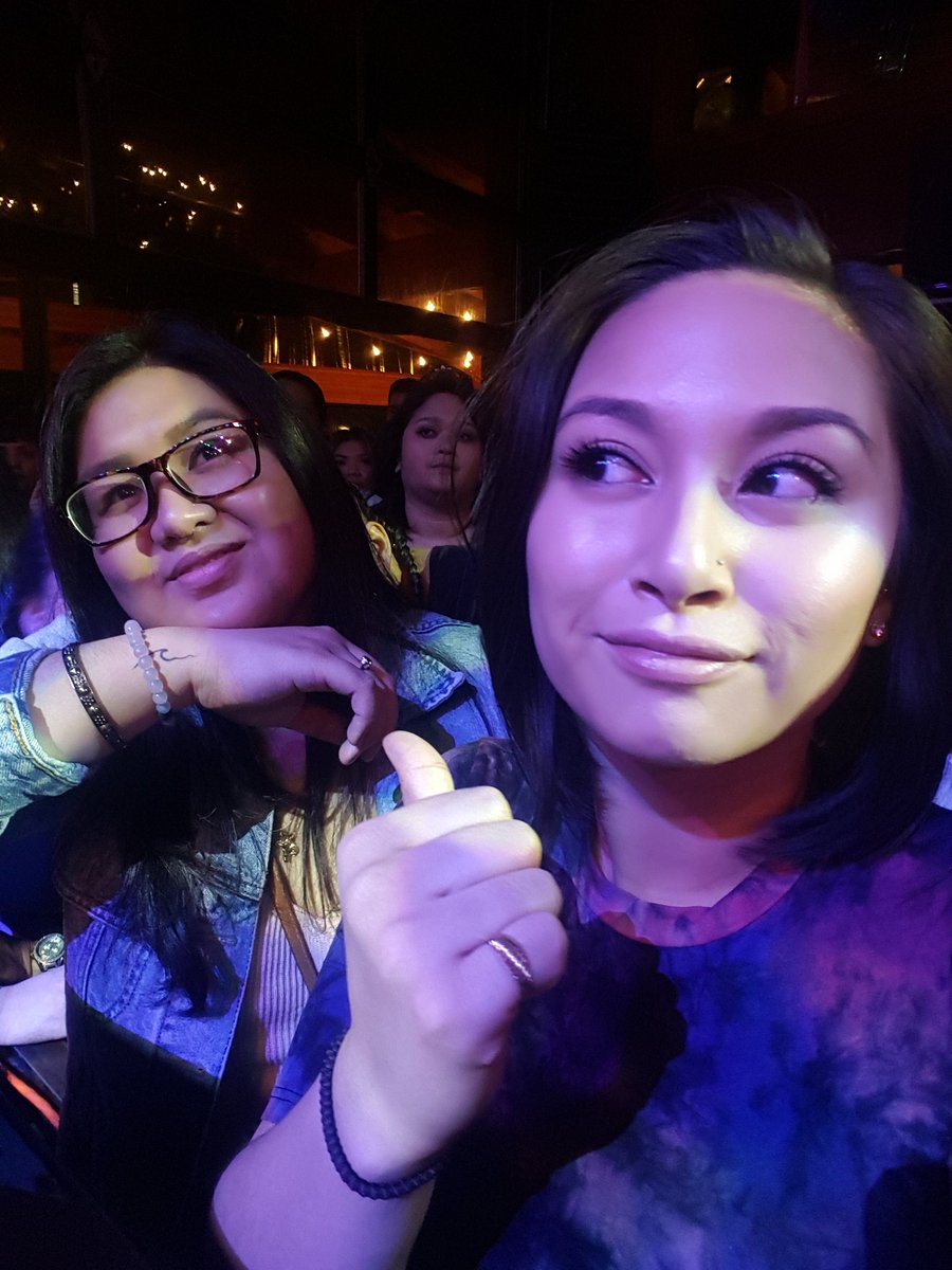 chrisspayy's tweet photo. Homegirl @JiselleMarie was straight love struck with @SammyJ_Musik and @TENELLEMUSIC last night! #sammyjconcert https://t.co/CAnXxHWhzb