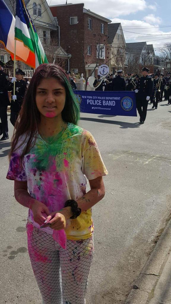 ChanMysterious's tweet photo. Saw Sgt and others from the Department @SATCOM_QS_Aux at the Phagwah Parade. #Diversity #FestivalOfColors #HappyHoli https://t.co/mG8hAoFN4M