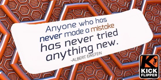 PlaSmart's tweet photo. Making mistakes is part of learning! Follow the Kick Flipper on Facebook π https://t.co/8i4oxsZPQy #LearnInPlay https://t.co/AAKU1msdmx