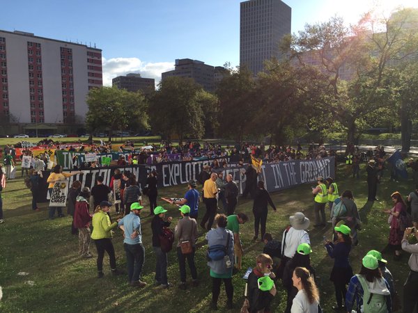 billmckibben's tweet image. Protesters heading to Superdome to protest oil, gas leases #nonewleases #keepitintheground Such great heroes!