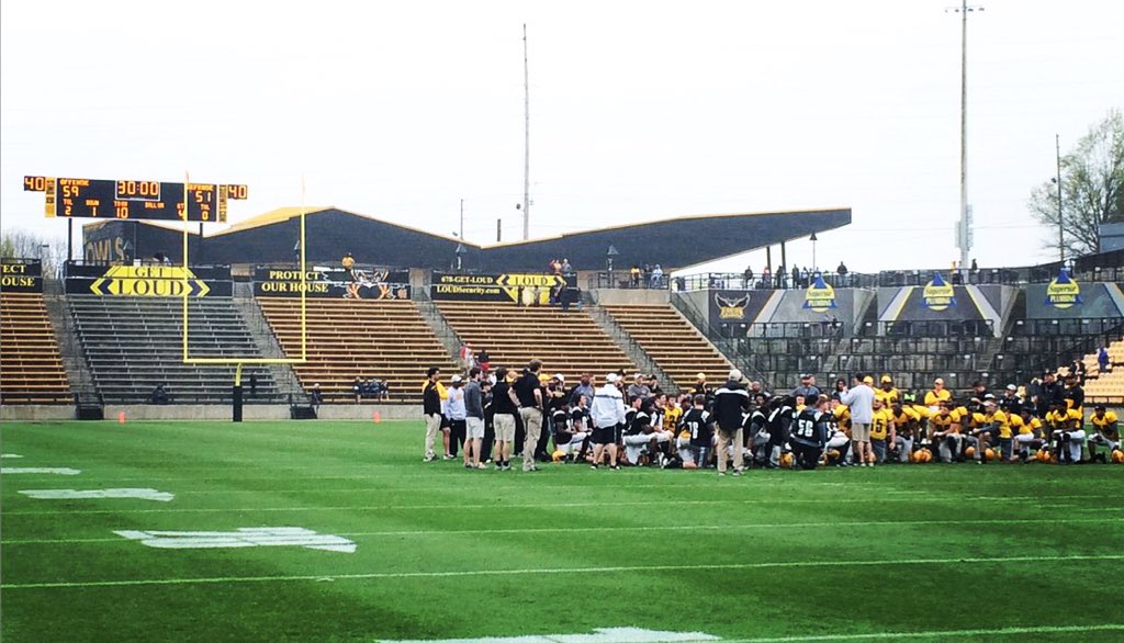 FTBstadium's tweet image. That's a wrap! Your final score is 59-51 Black! #BringTheFight #SpringGame2016 #SaturdayInKennesaw
