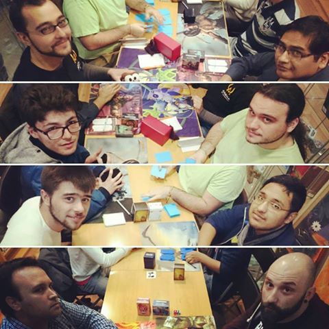 rebellion_es's tweet photo. Let's go chavalería!! Todos muy contentos pero la mitad ¡Ya ha palmado! #WLR2016 #pauper @wizards_magicES https://t.co/G1bB72sH5F