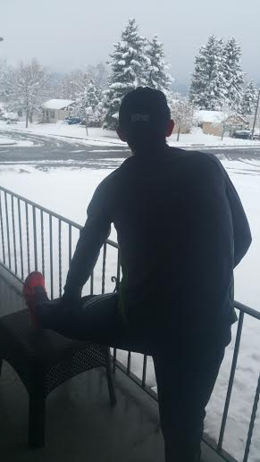 IanBooorrell's tweet photo. CO doesn't care there's only 3 weeks till @bostonmarathon. If there's snow this year, we'll be ready @NYCUSTOMPT https://t.co/JmR1NMkS2g