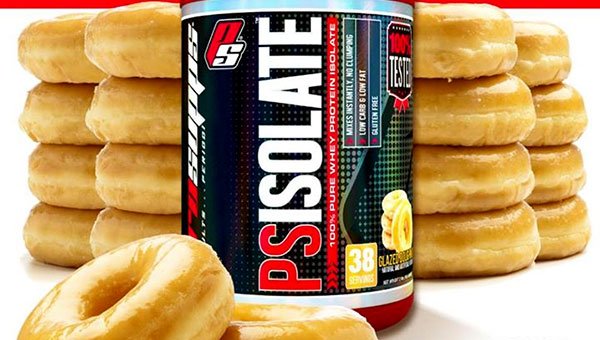 DervlaKilmartin's tweet photo. Love the @ProSupps #PSIsolate glazed doughnut flavour!! Delicious! Tastes too good to be true. @Body_Temple https://t.co/1bM9KC2Dos