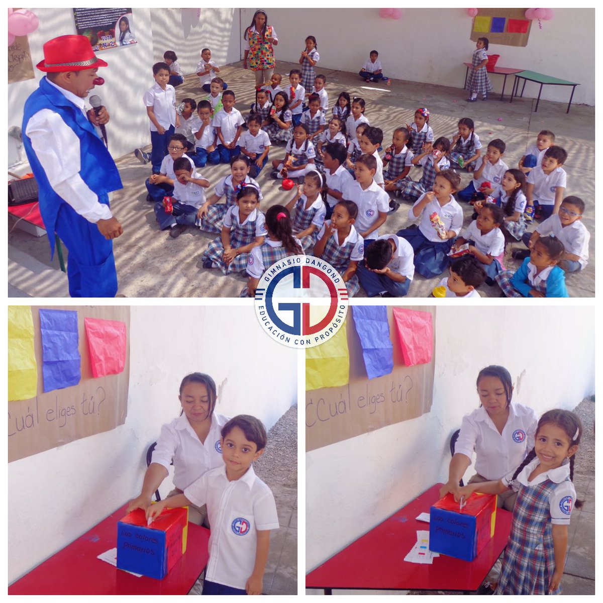 gimdangond's tweet photo. Este año los candidatos en las elecciones de preescolar fueron los colores primarios #gimdangond https://t.co/ofzkEwGmmH