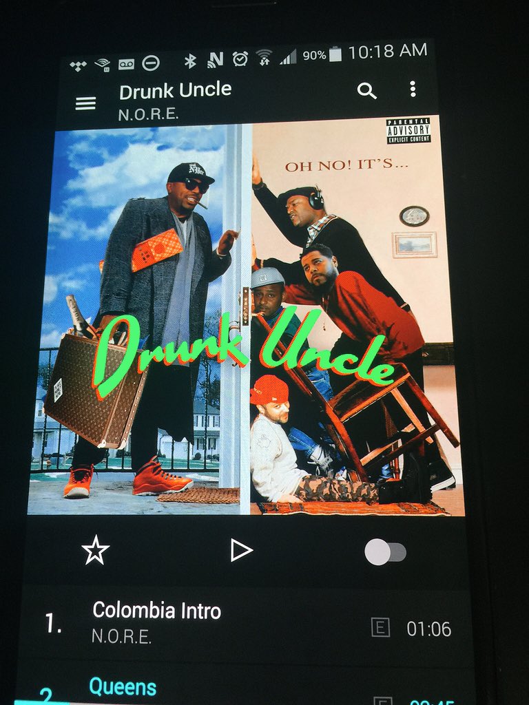 TopNotch2k's tweet photo. S/o the God @noreaga #DrunkUncle #WitLL https://t.co/WgUqjN7kSK