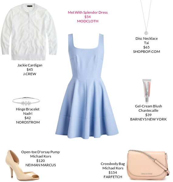 Stylit Twitter: "Pair this baby blue dress with pastel pink accessories your perfect Easter outfit! https://t.co/c74ECFR1kj / Twitter