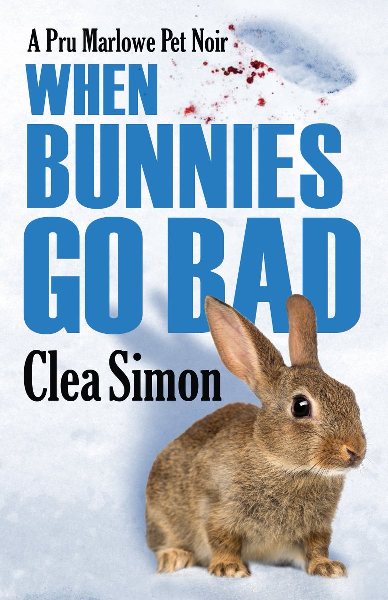 Clea_Simon's tweet photo. "Elaborately plotted...good humor &amp; compellingly quirky characters." WHEN BUNNIES GO BAD  https://t.co/FDPbUsq2Ac https://t.co/7evFQsyYkj