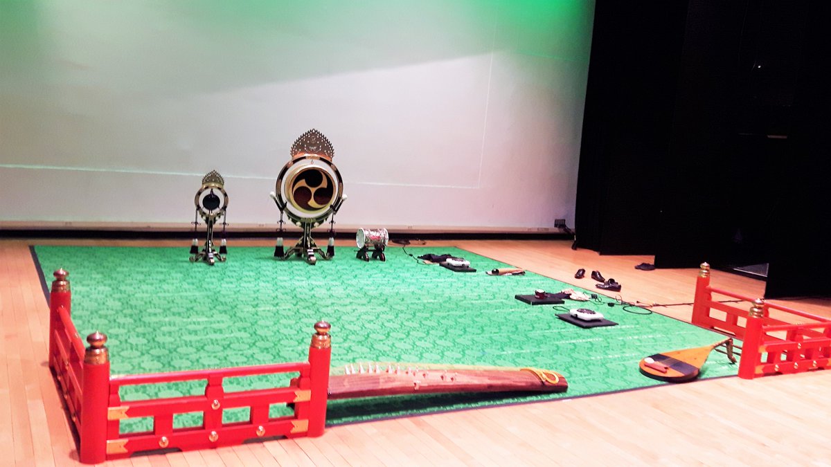 OkeanosEnsemble's tweet photo. #TAIHM2016 The stage at Miller Theatre is set https://t.co/8k82kExpnX @TokaidoRoad @nancyjgv1 https://t.co/j0FDTWj4xK