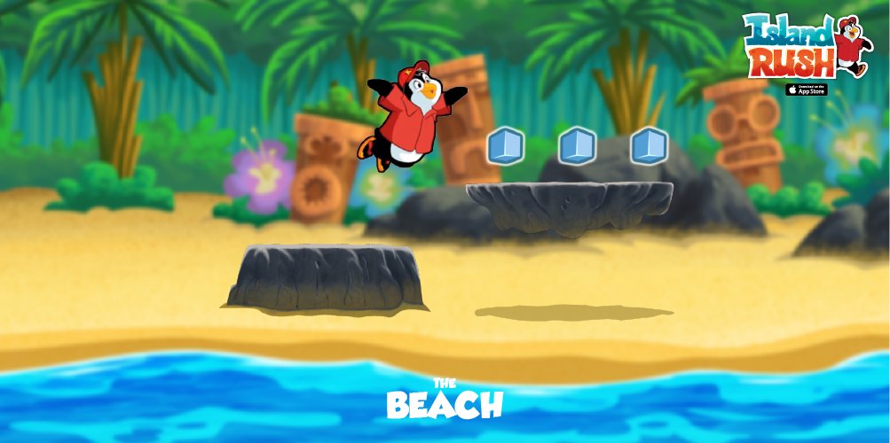 Did you know we have a new game in the App Store? It's free! Download today and try to win a free Kona! #IslandRush