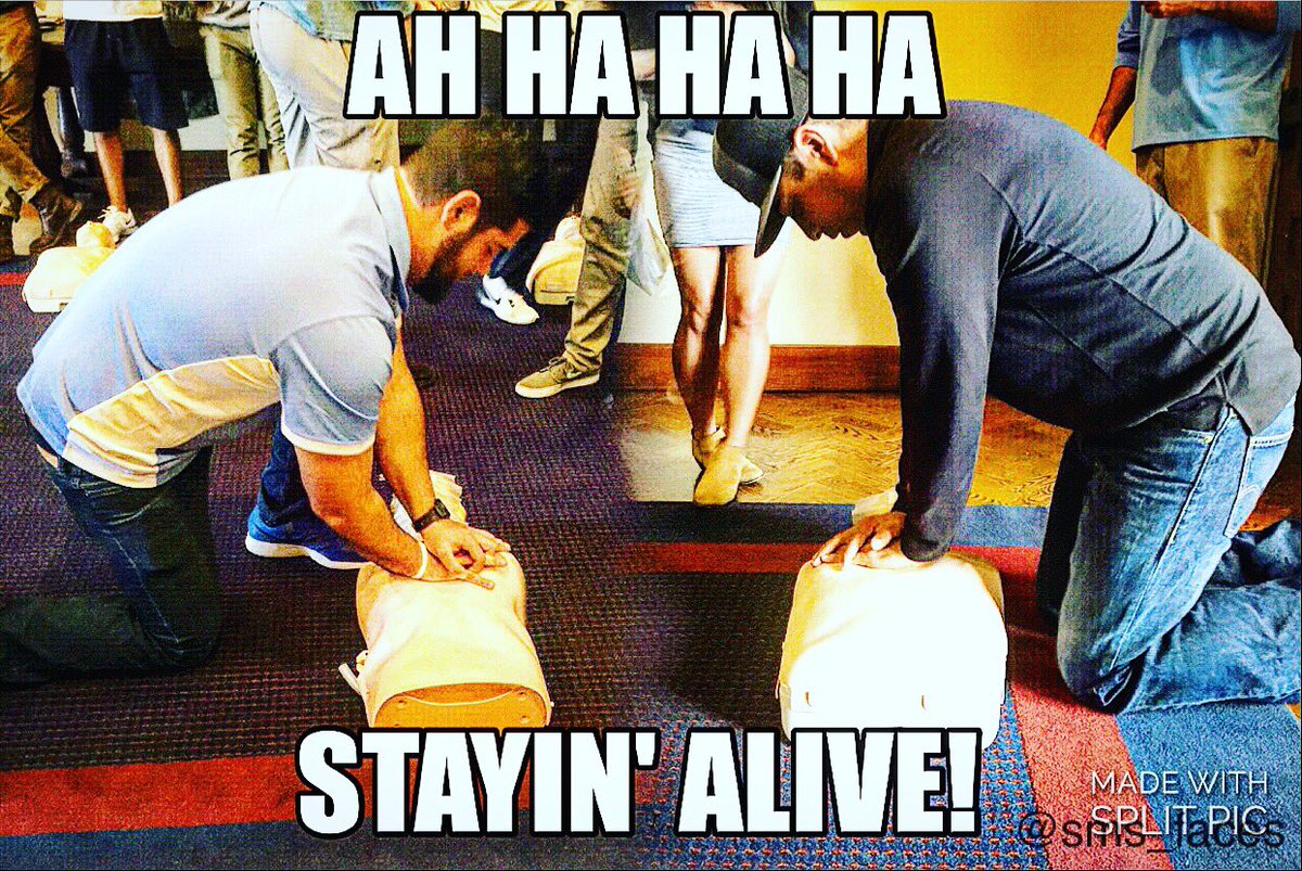 USDsptsmed's tweet photo. #CPRSaturday USD ATCs certify all coaches and athletic department personnel in CPR AED &amp; First Aid #120bpm #NATM2016 https://t.co/enADDC6fDT