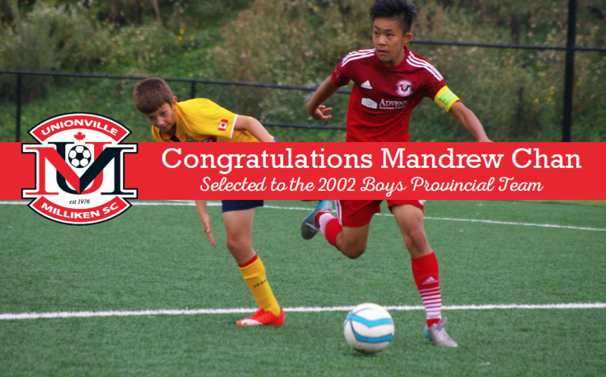 u_msc's tweet image. #UMSC is #STRIKERPROUD of Mandrew Chan, member of the @OSA_Tweeter Boys '02 Provincial Team! #WhereChampionsAreMade