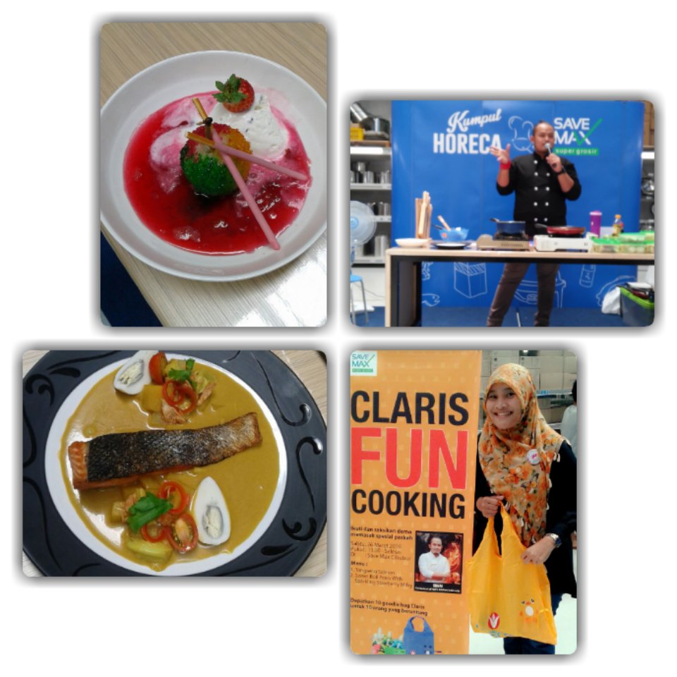 Fun Cooking with Cheff Iben dan <a href="/ClarisHome/">Claris Indonesia</a> di Save Maxx Cibubur