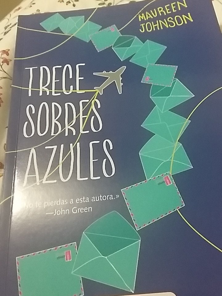 miss_cultura's tweet photo. @maureenjohnson Thank you for this book #13littleblueenvelopes I wanna a Peg in my life 💕💕💕💕 https://t.co/2yVFAxhEeg