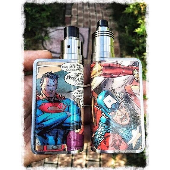 Badass Mod of the Day: Superheroes! (Death Vapor Reviews)  #vape #vaping  #instavape #vap https://t.co/i34wJvaIVV