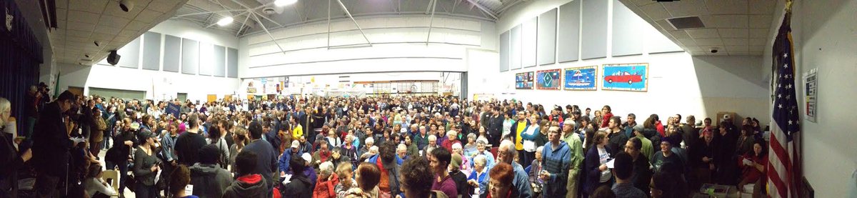 wa46dems's tweet photo. Caucus Day at Olympic View Elementary -- 1 of 11 locations in the #Fighting46th! #WACaucus #WesternSaturday #wadems https://t.co/5aMzBGtStj