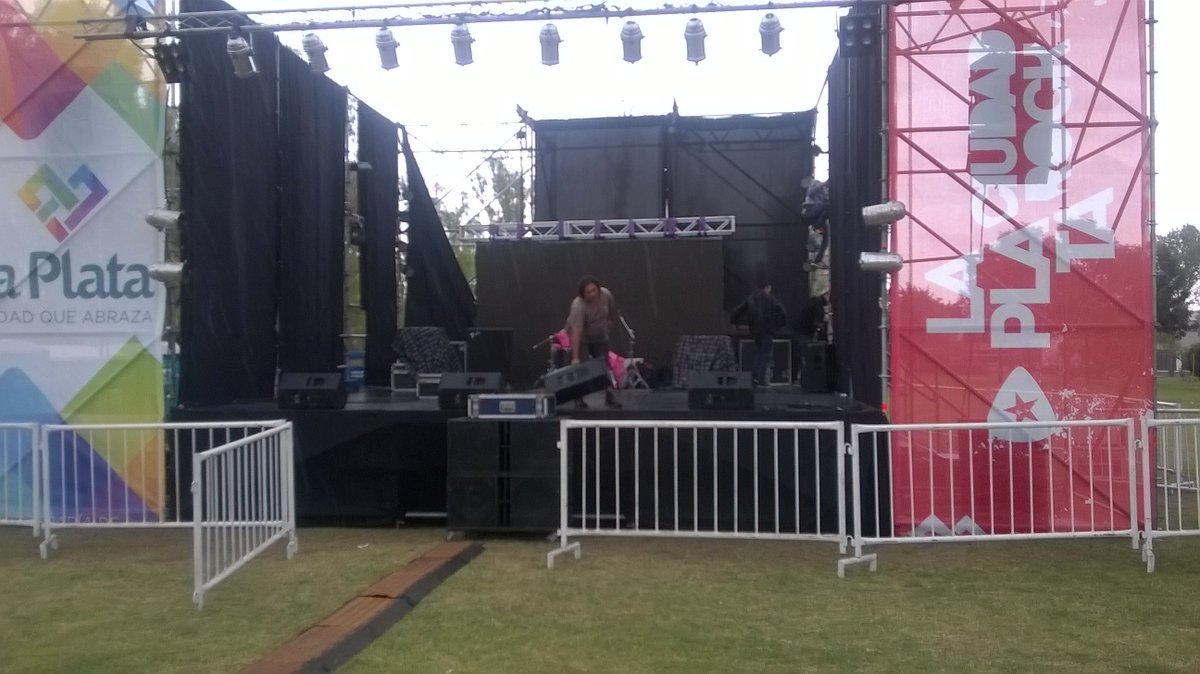 Escenario de mañana!! #PerraConTodo