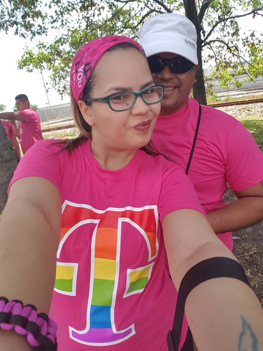 clagares82's tweet photo. Happy pride!!!!  With my husband supporting Tampa pride parade ... @TPA_FC   loving the shirt https://t.co/xmtgmSFg3H