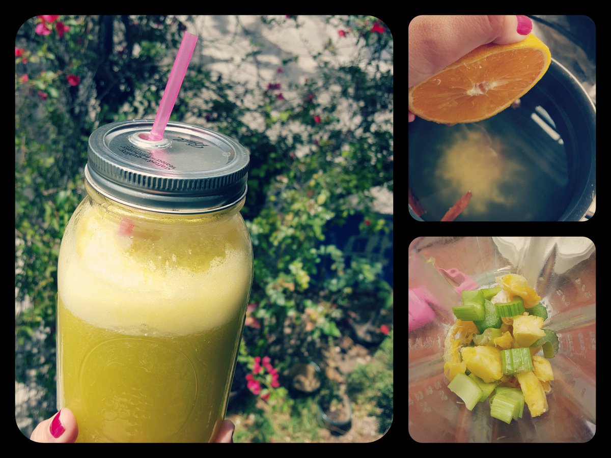 _Karlakita's tweet image. El jugo de hoy #30dayabschallenge 🍍🍊🌿