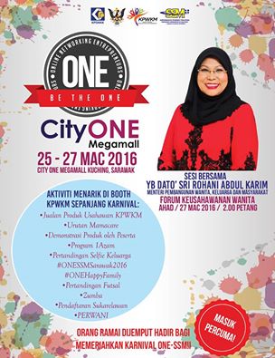 hjhrohanikarim's tweet photo. #ONE #ssm #HealthyOne #kpwkm @KPWKM @ssmofficialpage @kosmo_online @rakanbnsarawak https://t.co/0Tjbw3aDq3