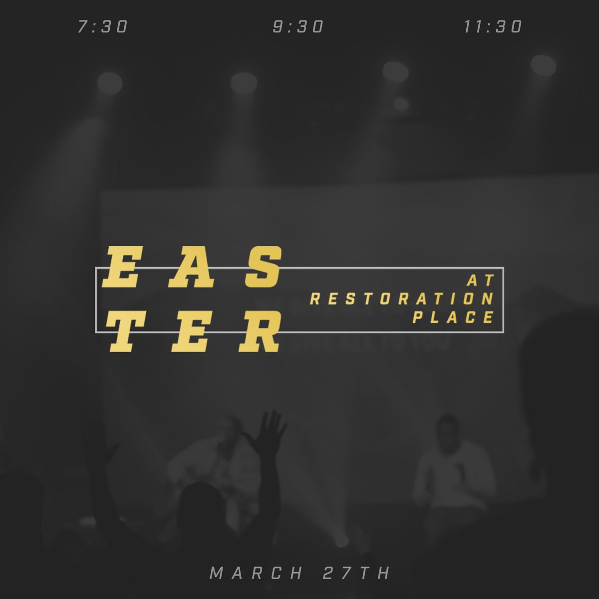 restoration_ya's tweet photo. Oh what a Savior
Isn't He wonderful
Sing hallelujah
Christ is risen!

-

7:30 | 9:30 | 11:30 https://t.co/odia9dyhoI