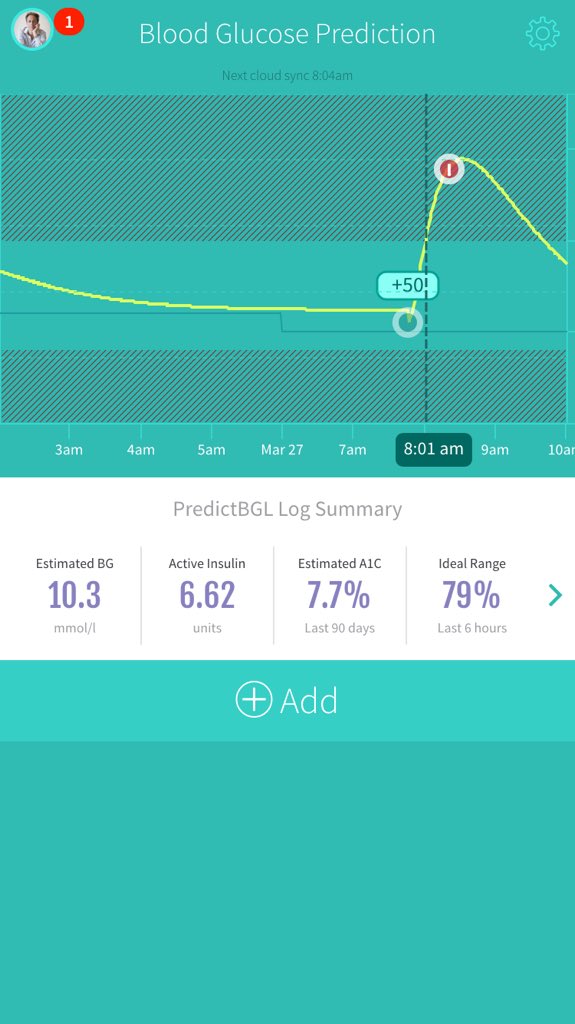 JadeDiabetes's tweet photo. Thx #Easter bunny! No pump, no CGM but rockin #diabetes with #prediction from #predictbgl #app #t1d #type1diabetes https://t.co/iqlnPZkGrL
