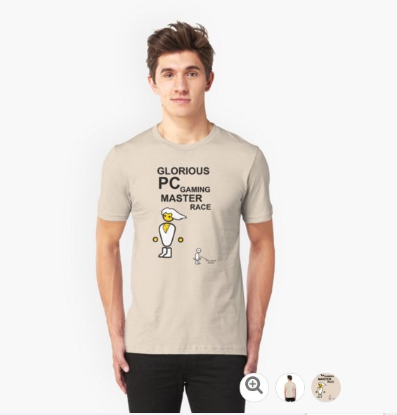 GLORIOUS PC MASTER RACE TEE!

CONSOLE PEASANTS CLICK ELSEWHERE---> rdbl.co/1pPEIqg

#PCMasterRace #PC