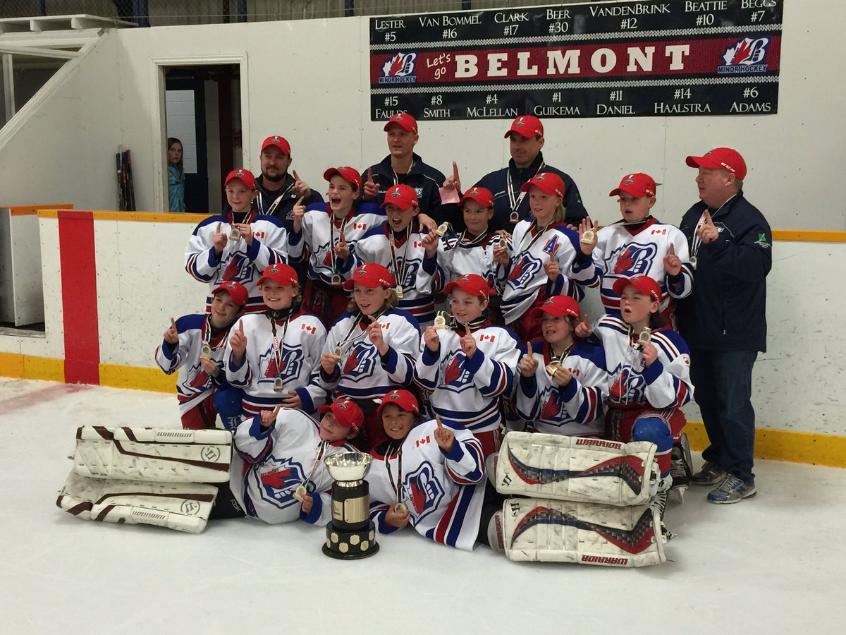 jfauldsie's tweet image. The Belmont Rangers win the #redhats for Atom C.