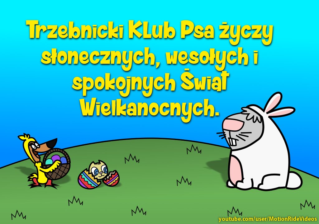 BezdomnePsy's tweet photo. Wesołych Świąt Wielkanocnych (#HappyEaster) życzy #TrzebnickiKlubPsa https://t.co/fXqrANgqdV