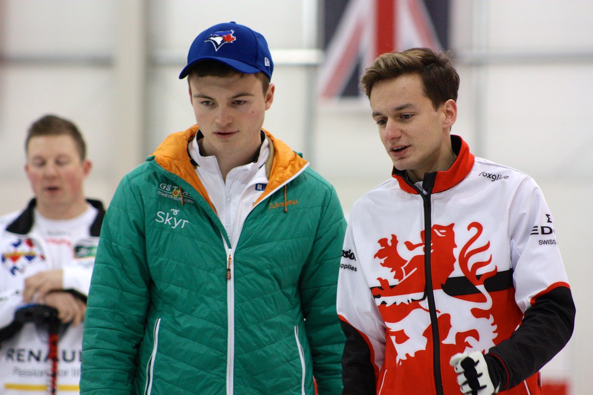 Team Brunner make the quarters here in Aberdeen at 9 am tomorrow. #CurlAberdeen #AICC #Curling #clocksgoforward