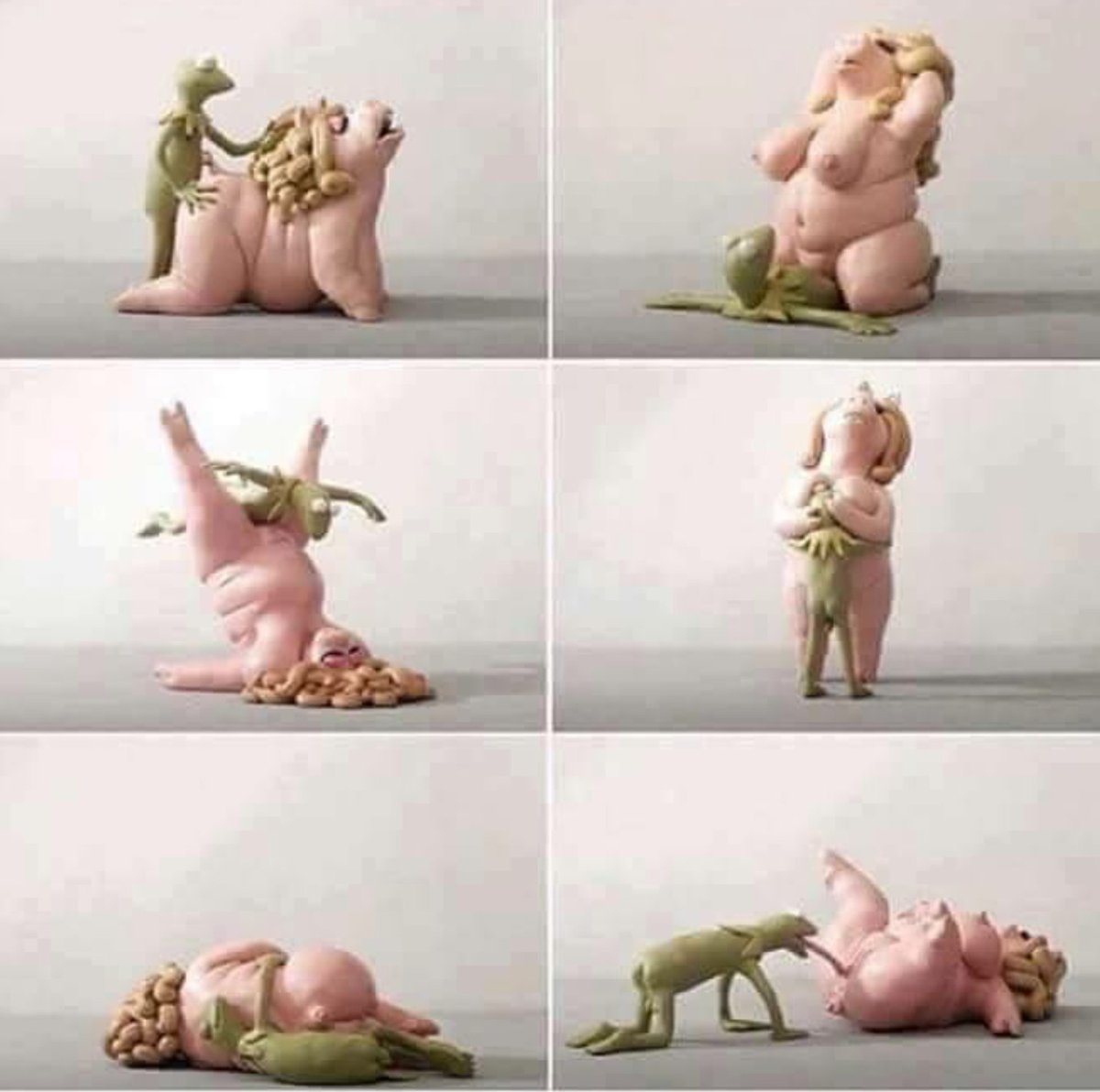 *Childhood ruined* 😂 😂 😂 levels of wrongness overload #MissPiggy #Kermit...