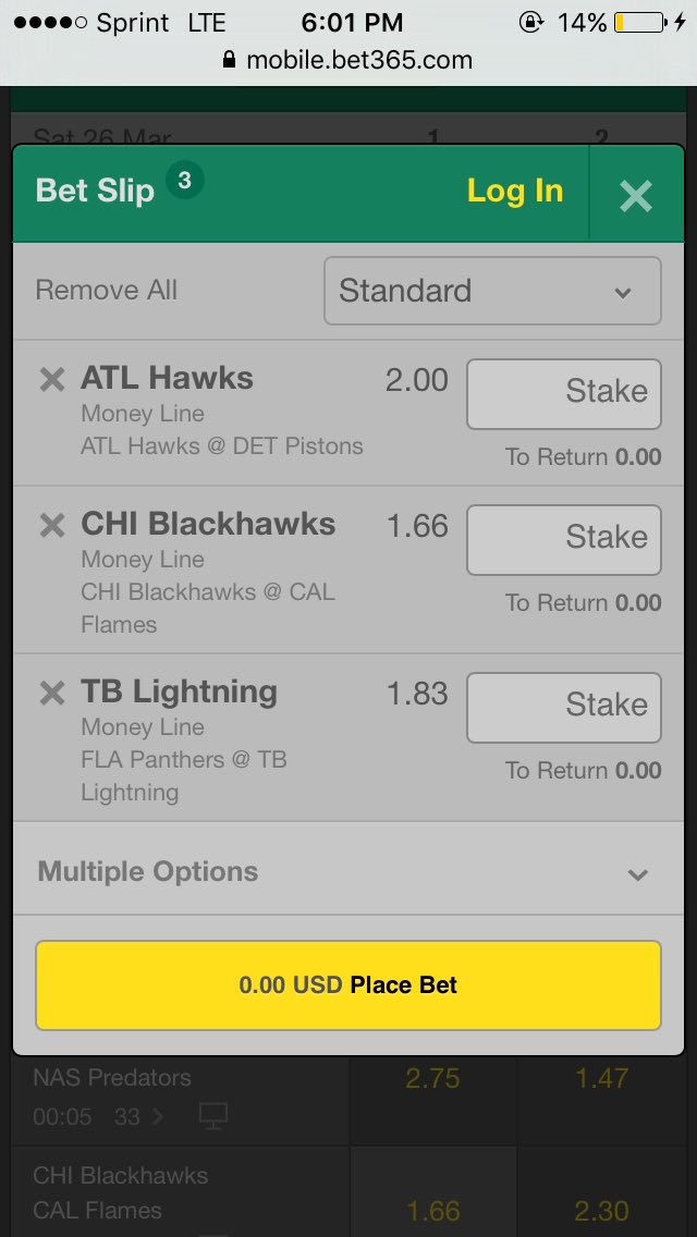 $15 on each at matched odds and $20 on parlay at 6.1 by <a href="/JTIRADO_13/">Jose</a> gl