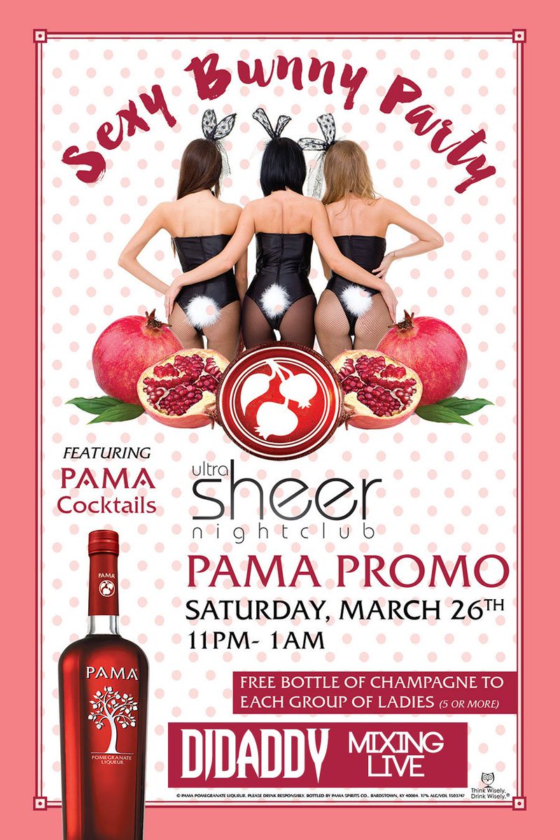 therealdjdaddy's tweet photo. #PourPAMA promo @ClubUltraSheer tonight! $0 cover, $75 #VIPBOTTLES, Denver's best #EDMMix!! #DenverDJ #DJDaddy https://t.co/1o1CKkWTAE