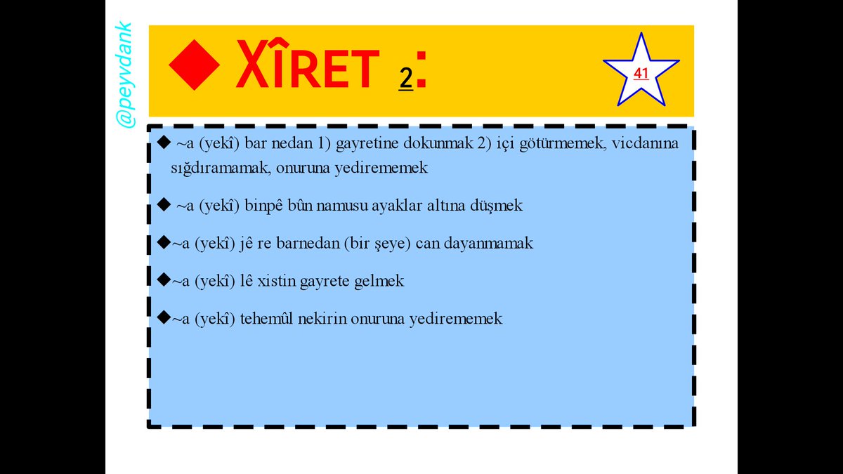 peyvdank's tweet photo. Peyva îro : Xîret

@peyvdank @peyv365 #BiKurdîBinivîse #JiyanBiKurdîXweşe #Kurdish #peyv https://t.co/RVZMZCPqmT