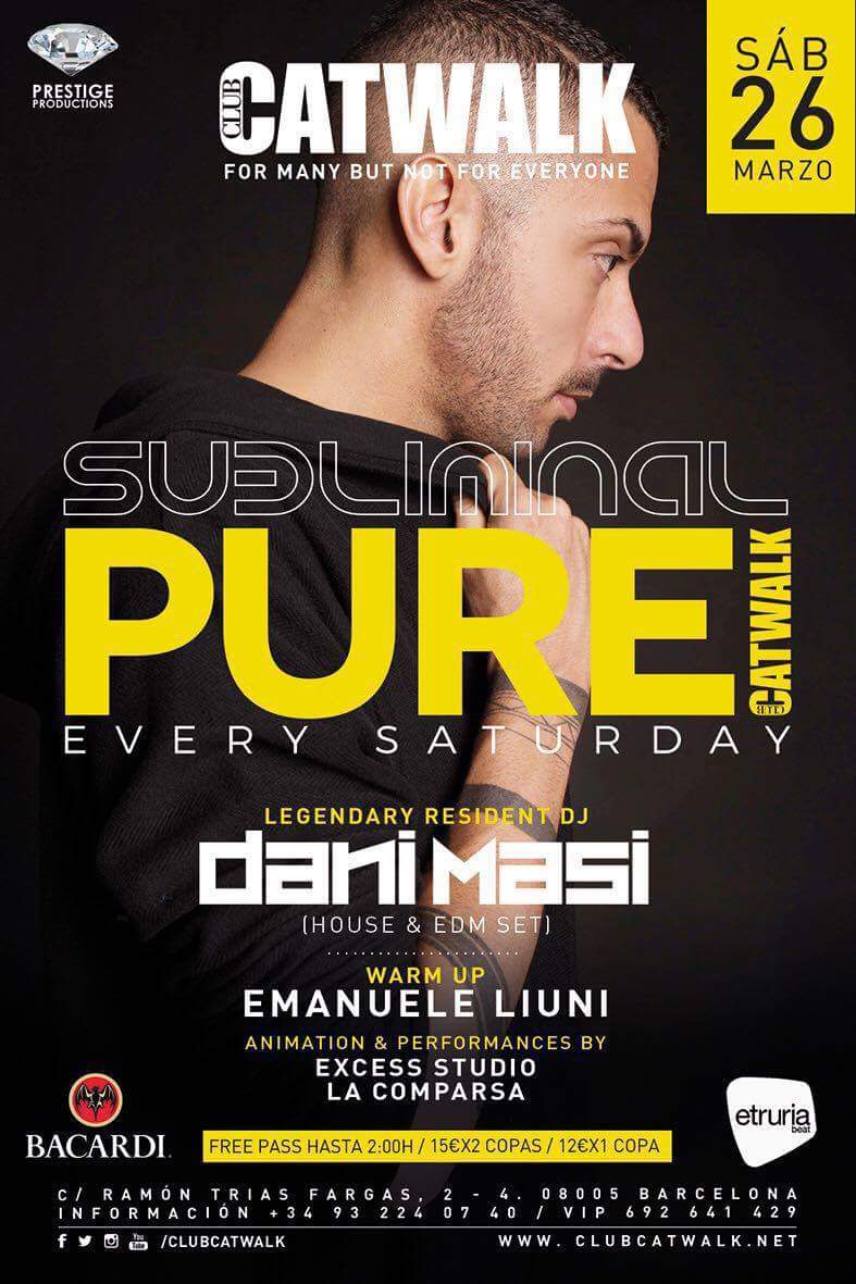 lopez_masi's tweet photo. Hoy @DaniMasidj  en @ClubCatwalk2004 presenta pure Catwalk @Prestige_BCN https://t.co/XbG7uGTTrK