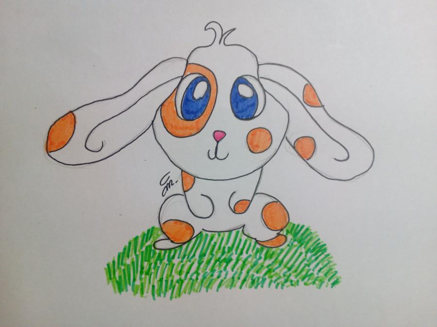 Как нарисовать зайчика видео