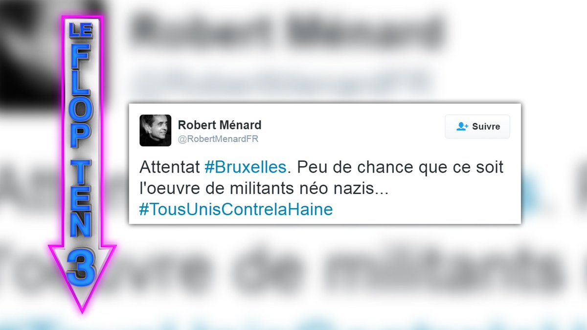 ONPCofficiel's tweet photo. 3ème du #FLOPTEN Robert Ménard #ONPC https://t.co/GuDBDIhGF4
