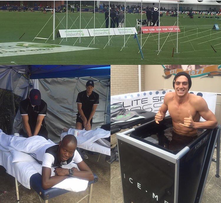 IceMe_Recovery's tweet photo. Great recovery setup thanks to  @esma_massage @Stawell_Gift #StawellGift #iceme https://t.co/kol6bdha1f