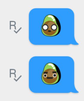 fly Bemærkelsesværdig Abnorm Rey on Twitter: "Guys, Kik has avocado emojis. This is amazing.  https://t.co/qlUAz6NHAZ" / Twitter