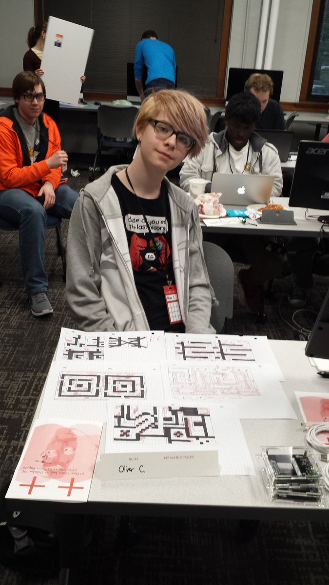 RHOGameDevs's tweet image. Oliver, master lvl designer no.1 #gpp16