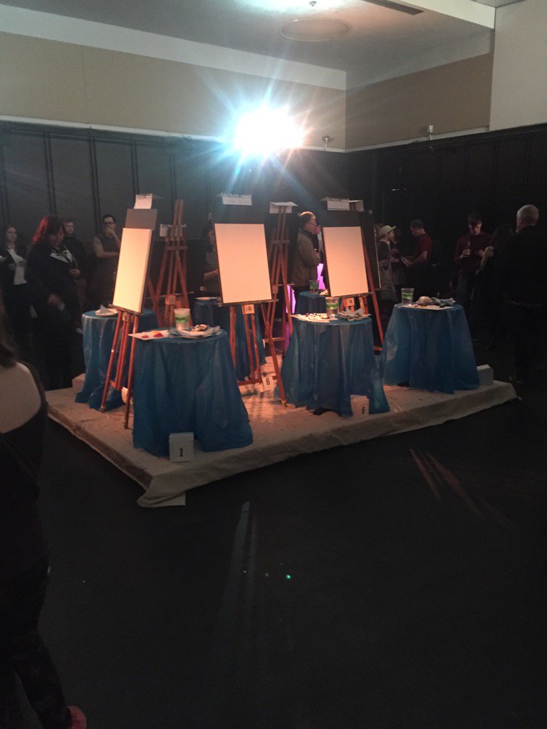 Getting ready for #artbattleOttawa another cool event nearby!!! #artscourt #artbattle #Ottawa #Events