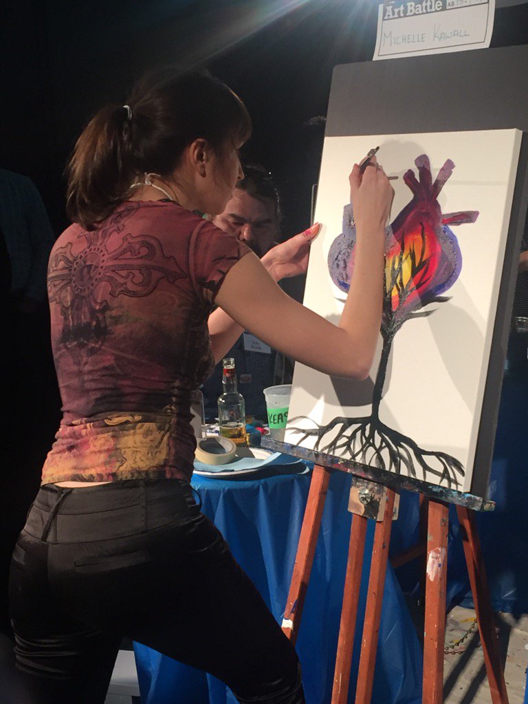 #artbattleOttawa taking shape