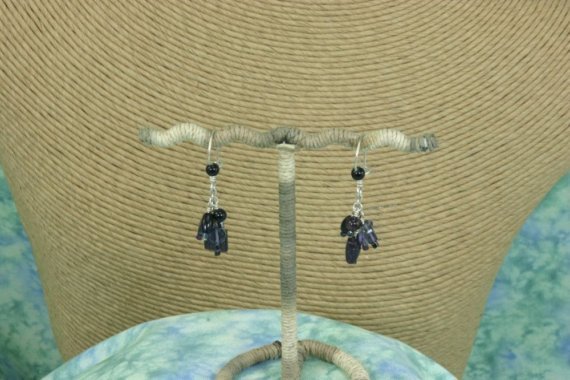 synergemz's tweet photo. Midnight Rendezvous @synergemz #Iolite #BlueGoldstoneRondelles #SterlingSilverWire https://t.co/9kl4xcEpN9 via @Etsy https://t.co/ZdswsfujIA