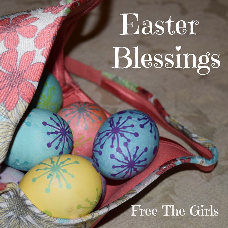 ftgtruefreedom's tweet photo. Easter Blessings! Hold a bra drive. Sign up to be a monthly donor. #SimplySpring #EverydayAbolitionist #FreeTheGirls https://t.co/VPWxWsoK2S